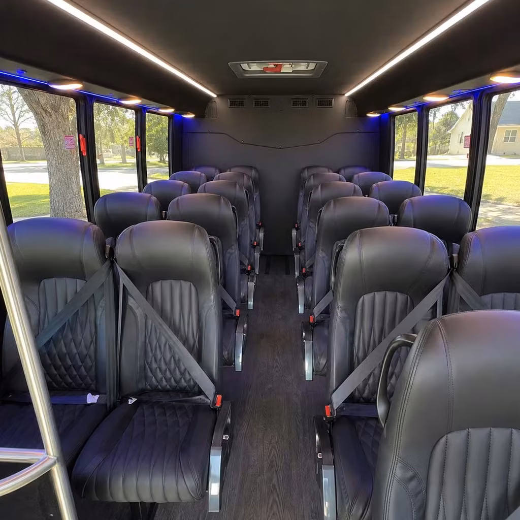 35 passenger minibus inside